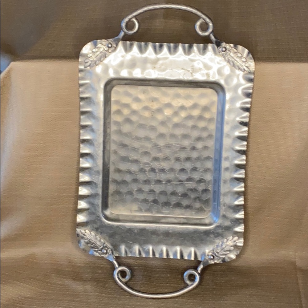 Cromwell | Hand-Wrought Aluminum Tray | Vintage - Picture 2 of 8